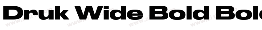 Druk Wide Bold Bold字体转换 Druk Wide Bold Bold字体转换